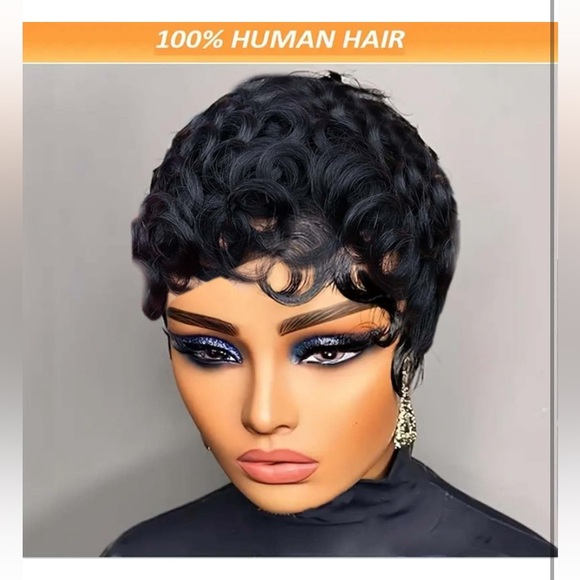 COPY - VRZ Pixie Cut Wig Human Hair short human hair wigs for black women main image 4